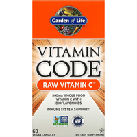 Garden of Life Vitamin Code RAW C-vitamin, 500mg, 60 db, Garden of Life