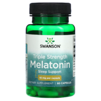 Swanson Melatonin Triple Strength, 10 mg, 60 db, Swanson