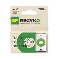 GP Batteries 9V 200mAh GP20R8HR21-PP1 GP Recyko tölthető akku Ni-Mh