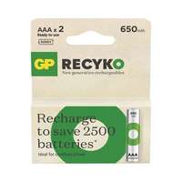 GP Batteries AAA 650mAh GP65AAAHCB-PP2 Recyko mikro akku Ni-Mh