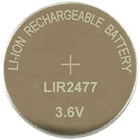 Volta's LIR2477 3,6V 180mAh lítium gomb akkumulátor