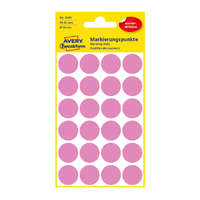 Avery Zweckform Etikett címke 18x18 mm, Avery Zweckform, Rózsaszín színű, (4 ív/doboz)