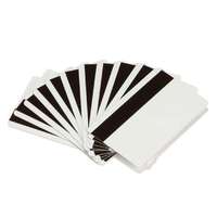 Zebra Zebra 30 mil PVC kártya, LoCo mágnes csíkkal CR80 (100 kártya/csomag)