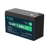 V-TAC V-TAC 12.8V 7.2Ah LiFePO4 akkumulátor, Lítium vasfoszfát akku T2 saruval - SKU 11942