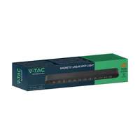 V-TAC V-TAC 12W spot LED lámpatest Slim 48V mágneses sínhez, meleg fehér - SKU 10237