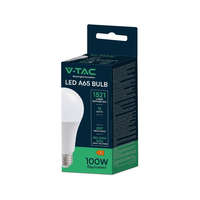 V-TAC V-TAC 15W E27 A65 izzó hideg fehér LED égő, 100 Lm/W - SKU 214455