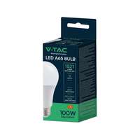 V-TAC V-TAC 15W E27 A65 izzó természetes fehér LED égő, 100 Lm/W - SKU 214454