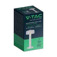 V-TAC V-TAC 1W fehér, érintéssel vezérelhető akkumulátoros LED lámpa, meleg fehér - SKU 7941