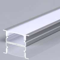 V-TAC V-TAC 26mm széles, süllyeszthető alumínium LED szalag profil fehér fedlappal 2m - SKU 23175
