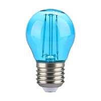 V-TAC V-TAC 2W E27 kék filament G45 LED égő - SKU 217412