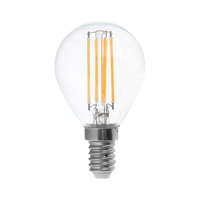 V-TAC V-TAC 3 lépésben dimmelhető 4W E14 meleg fehér filament P45 LED égő, 100 Lm/W - SKU 6846