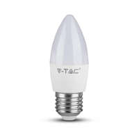 V-TAC V-TAC 4.5W E27 hideg fehér C37 LED gyertya égő - SKU 2143441