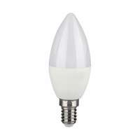  V-TAC 4.8W E14 RGB+ Meleg fehér C37 gyertya LED égő, 24 gombos távirányítóval - SKU 2926