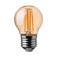 V-TAC V-TAC 4W borostyán E27 filament G45 LED kisgömb égő, 2200K - SKU 217100