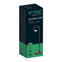 V-TAC V-TAC 5W asztali gömbfejű lámpa, fekete házzal, meleg fehér, 100 lm/W - SKU 10345