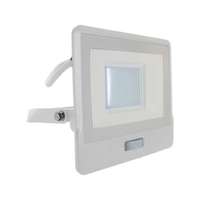 V-TAC V-TAC beépített mozgásérzékelős LED reflektor 30W természetes fehér, fehér házzal - SKU 20299