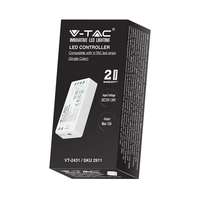 V-TAC V-TAC egyszínű zónázható LED szalag vezérlő, Maximum 12A - SKU 2911