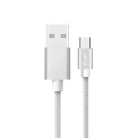V-TAC V-TAC ezüst, USB - Micro USB 1m hálózati kábel - SKU 8489