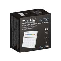 V-TAC V-TAC RGB+W, fali 4 zónás rádiófrekvenciás LED szalag távirányító - SKU 2917