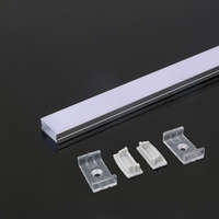 V-TAC V-TAC falon kívüli alumínium LED szalag profil fehér fedlappal 2m - SKU 3352
