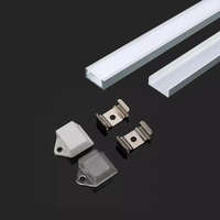 V-TAC V-TAC falon kívüli alumínium LED szalag profil fehér fedlappal 2m - SKU 3370
