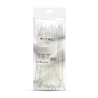 V-TAC V-TAC fehér, műanyag gyorskötöző 2.5x150mm, 100db/csomag - SKU 11161