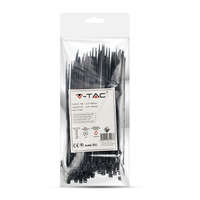 V-TAC V-TAC fekete, műanyag gyorskötöző 2.5x150mm, 100db/csomag - SKU 11162