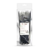 V-TAC V-TAC fekete, műanyag gyorskötöző 2.5x200mm, 100db/csomag - SKU 11164
