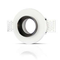 V-TAC V-TAC GU10 LED spotlámpa keret, fehér+fekete fix lámpatest - SKU 3145