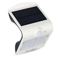 V-TAC V-TAC napelemes, mozgásérzékelős LED reflektor, fehér, 1.5W természetes fehér - SKU 8276