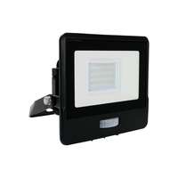 V-TAC V-TAC okos beépített mozgásérzékelős LED reflektor 10W CCT, fekete házzal - SKU 3027