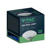V-TAC V-TAC PAR56 18W LED medencevilágítás, IP68, hideg fehér, 110 Lm/W - SKU 8024