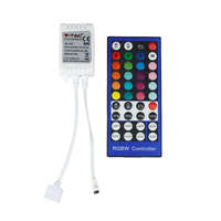 V-TAC V-TAC RGB+W LED szalag vezérlő távirányítóval 12/24V - SKU 3326