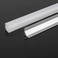 V-TAC V-TAC sarok alumínium LED szalag profil fehér fedlappal 2m - SKU 10322