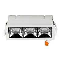 V-TAC V-TAC süllyeszthető LED SMD mélysugárzó lámpa UGR90 12W 12° hideg fehér - SKU 973