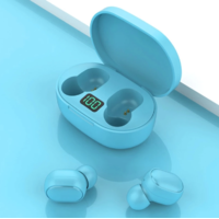 MXM E6S vezeték nélküli fülhallgató Bluetooth 5.0-el és újratölthető tokkal Kék