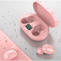 MXM E6S vezeték nélküli fülhallgató Bluetooth 5.0-el és újratölthető tokkal Rózsaszín