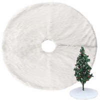  Karácsonyfa szőnyeg fehér - 90cm