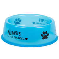  Pet&#039;s Bowl Műanyag tál kutya macska 0,6l, kék