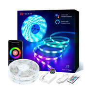  Teckin SL07 Smart RGB LED szalag 10m, Wi-Fi, 36 W, Zene szinkronizálás, Távirányító, Színes fény, Am