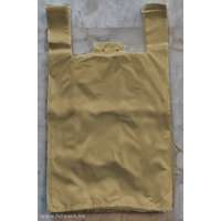  Ingvállas bevásárló táska, 25 x 50 cm, arany 100 db/csomag