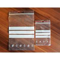 Írható felületű simítózáras tasak, 12 x 17 cm, A6 1000 db/gyűjtő