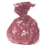  Polietilén zsák környezetbarát, újrahasznosított anyagból, piros, 95 x 120 cm (200 l) 200 db/gyűjtő