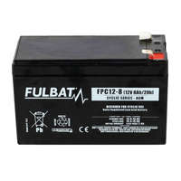 Fulbat Akkumulátor Fulbat® 12V - 8Ah - FPC12-8 - eredeti prémium minőségű alkatrész*