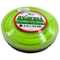 Nylgrass Fűkasza damil Nylgrass® ∅ 3.0 mm négyszög profil ⇔ 50 méter - FIN/T/3.0/0.5/SZ/B - eredeti minőségi alkatrész*