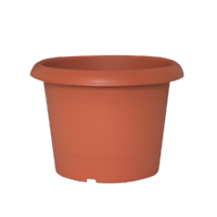 Márka nélkül / Without brand MŰANYAG VIRÁGCSERÉP HENGERES 20 CM TERRAKOTTA
