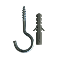 JKH JKH CSILLÁRKAMPÓ 4X60MM + TIPLI 8MM 2DB-OS, MINI, ANTIKOLT