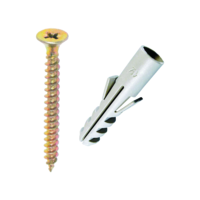 JKH JKH pozdorjacsavar 5x50mm + műanyag tipli 8mm 2db-os