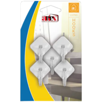 Márka nélkül / Without brand AKASZTÓ FÉM KAMPÓVAL, 5 DARAB/CSOMAG