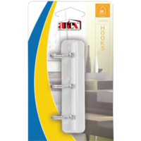 Márka nélkül / Without brand AKASZTÓ 3 DARAB FÉM KAMPÓVAL